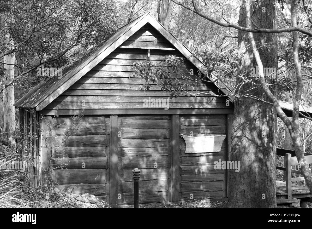 Ancien cottage en bois 2 Banque D'Images