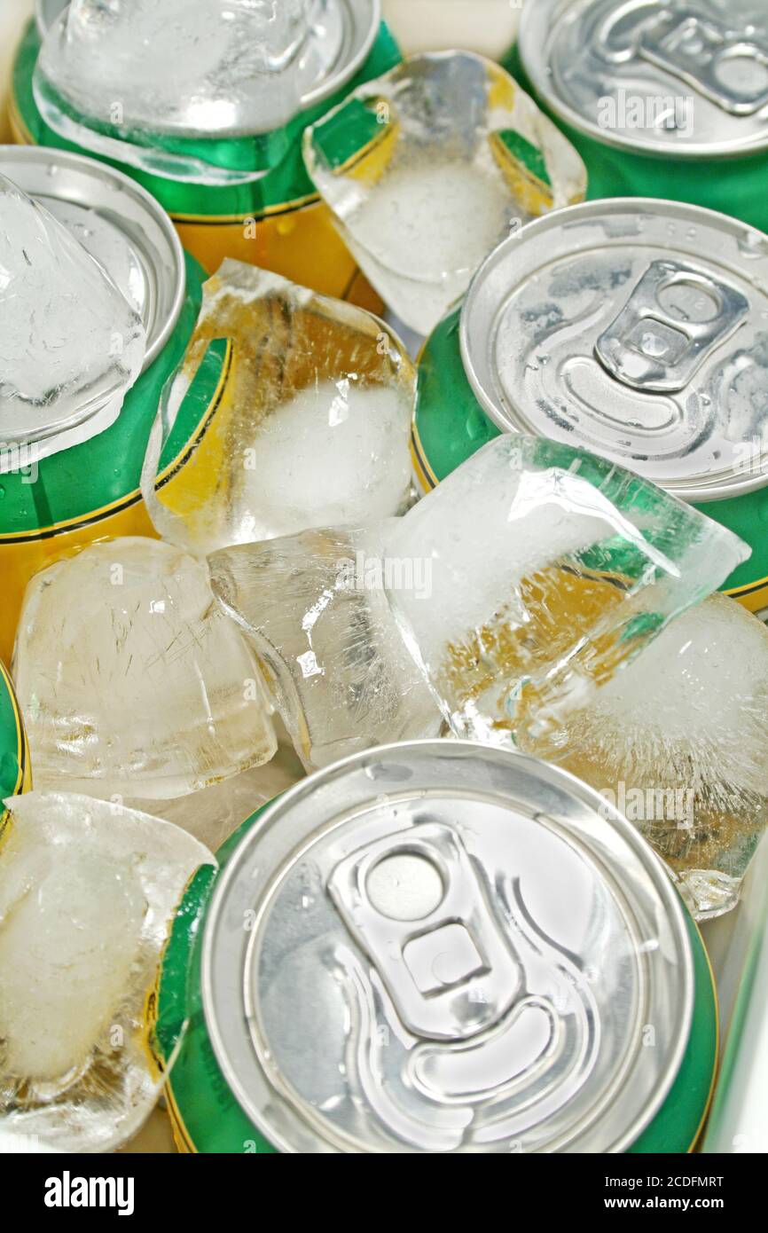 Réfrigérateur à boissons 2 Banque D'Images