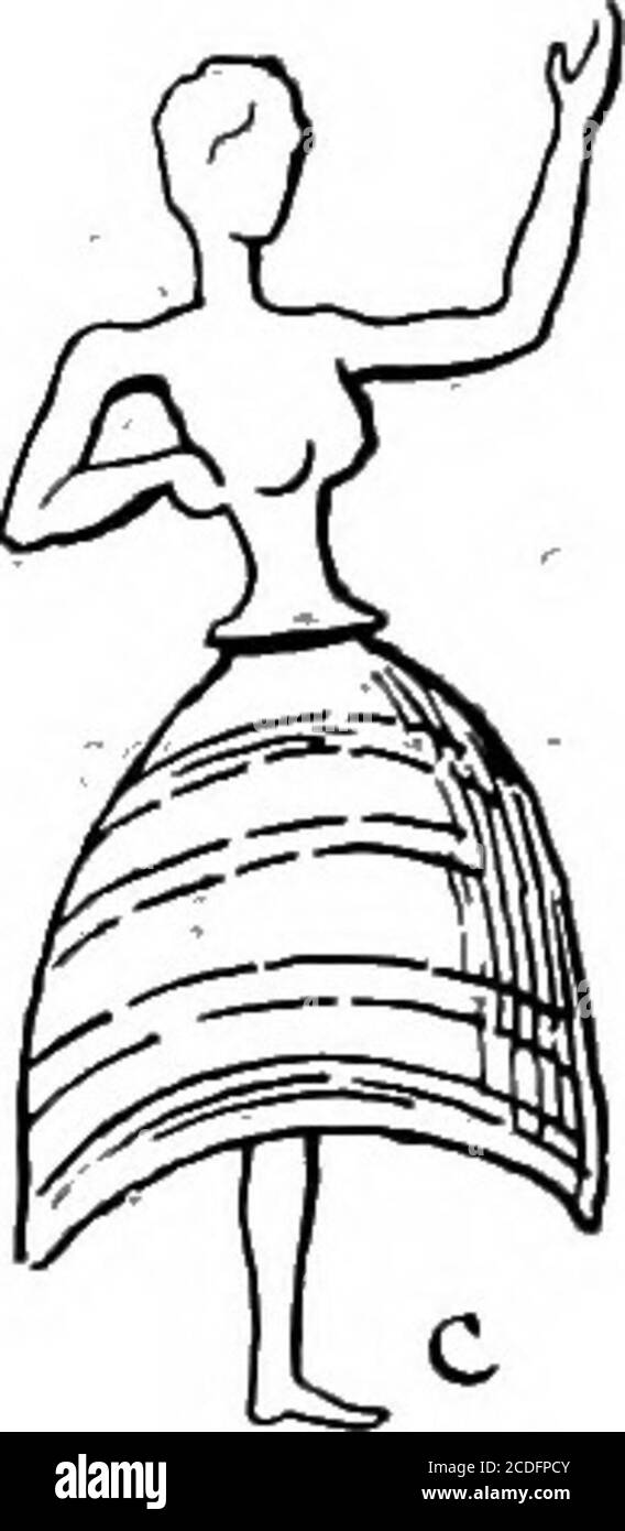 . Le palais de Minos : un compte-rendu comparatif des étapes successives de la civilisation crétoise ancienne comme illustré par les découvertes de Knossos . Banque D'Images