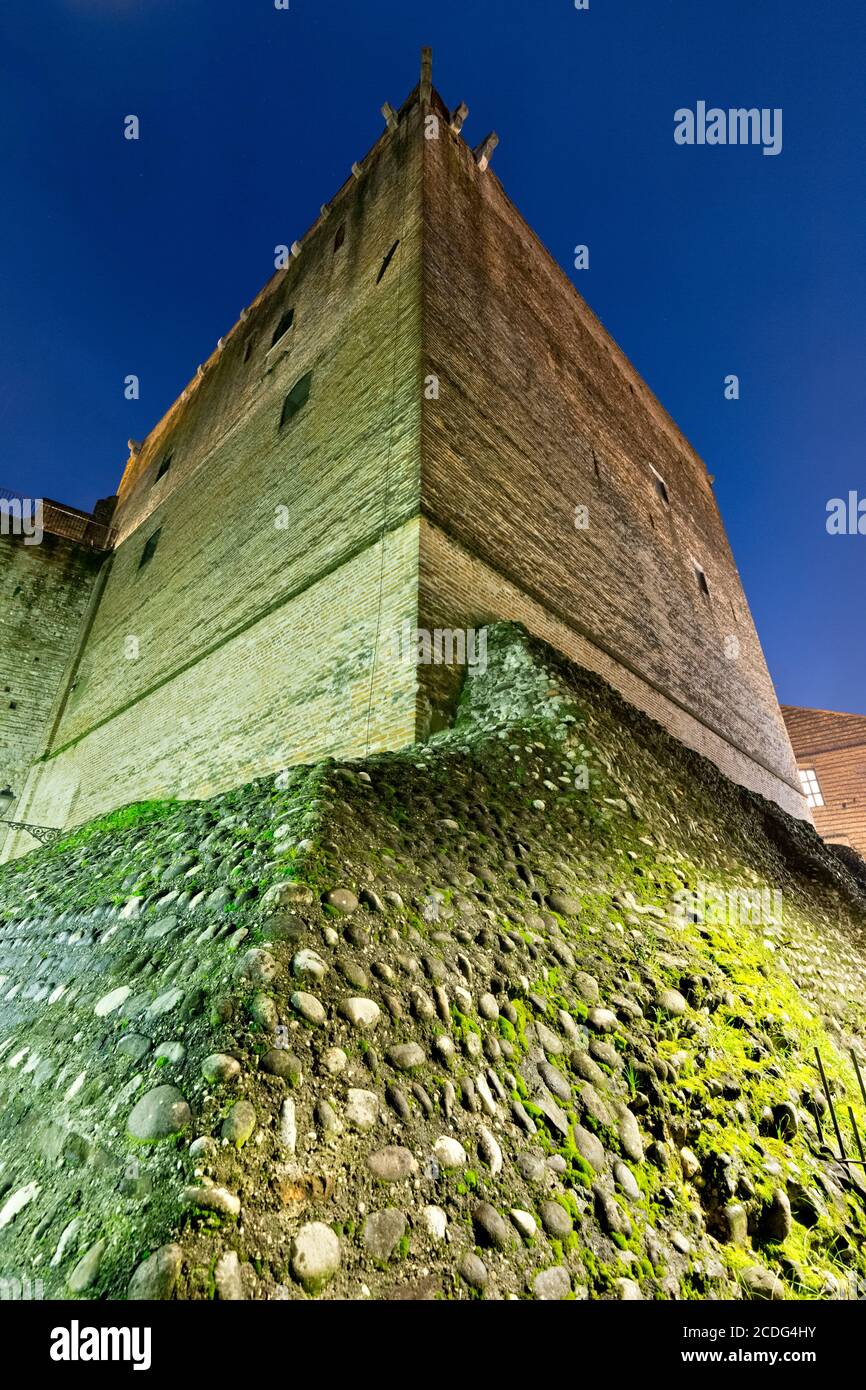 Cittadella : la Tour de Malte est mentionnée par Dante Alighieri dans la Divine Comédie. Province de Padoue, Vénétie, Italie, Europe. Banque D'Images