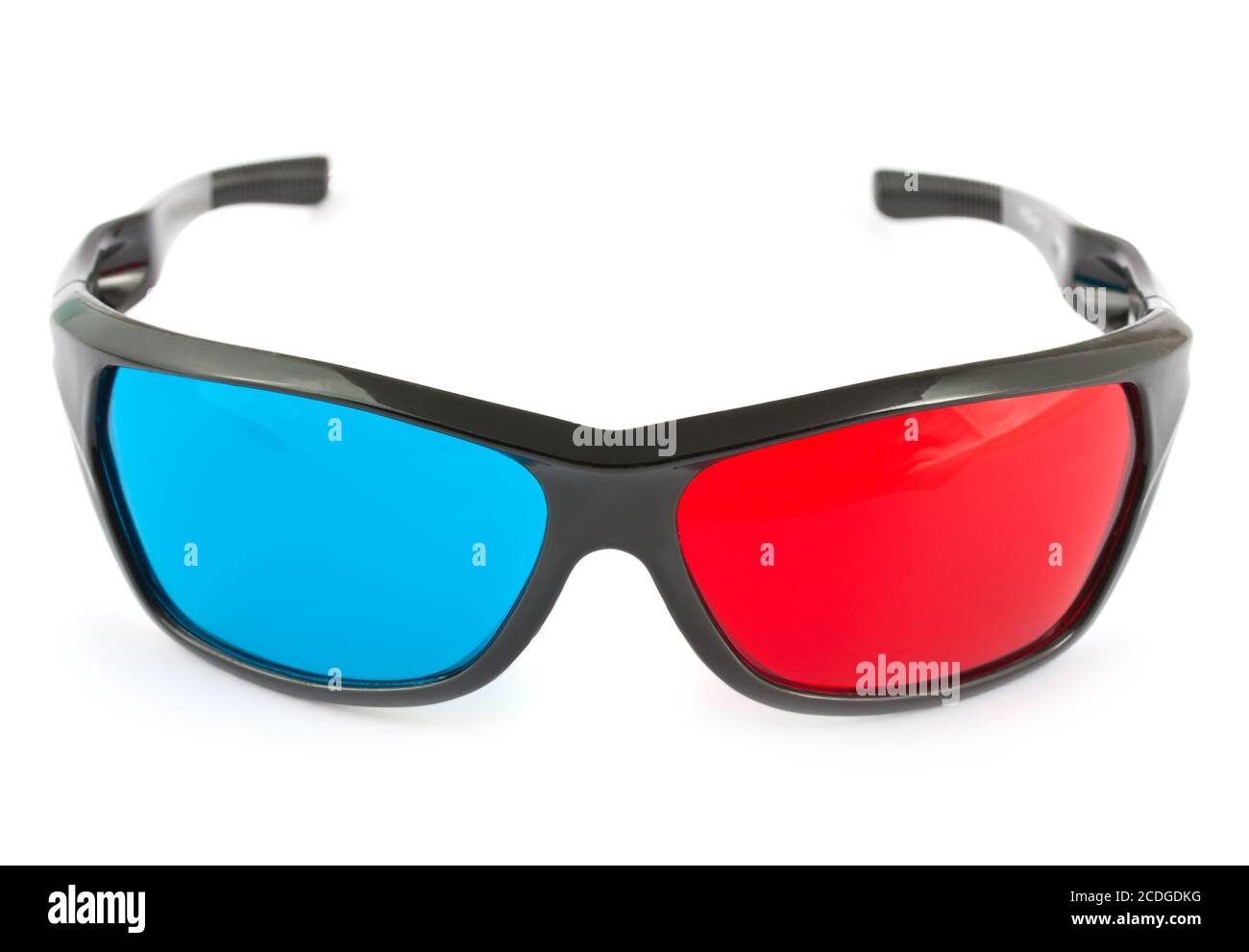 lunettes 3d en rouge et bleu Banque D'Images