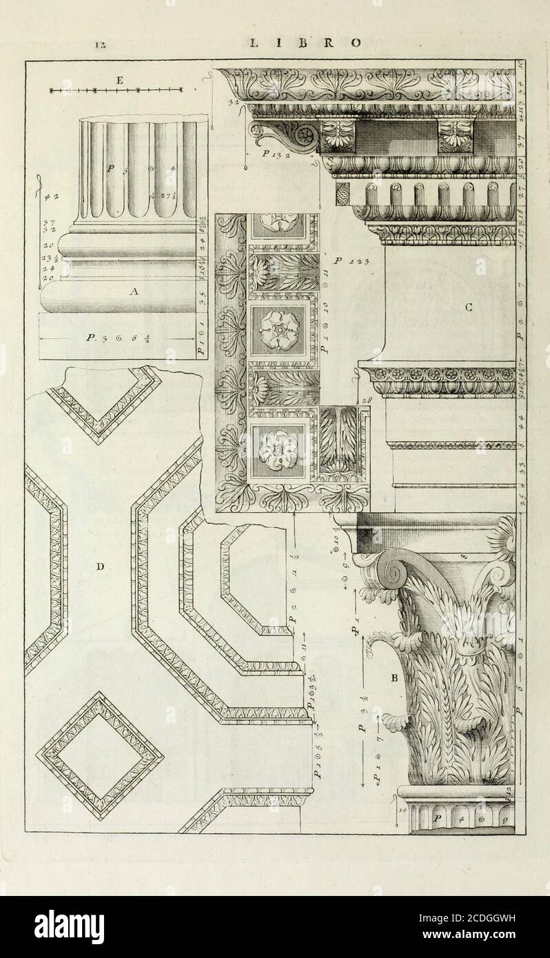 . I qvattro libri dell'Architettvra di Andrea Palladio : ne' quali, dopo un breue trattato de' cinque ordini, et di quelli auertimenti, che sono piu requarii nel fabricare; si tratta delle case private, delle vie, de i ponti, delle piazze, de i' xispij et de temi. Q V A R T O. 13 CAPITOLO VII Del Tempio di Marte Vendicatore . APPRESSO la Torre deConti fi veggono le mine del Tempio edificato già daAugufto a Marte Vendicatore, del voto, chegli fece, quando infieme con M.Antonio effendo in Farfaglia contra di Bruto, e Cafììo per far vendetta della mortedi Cefece fatto et darvando fatto. PE Banque D'Images