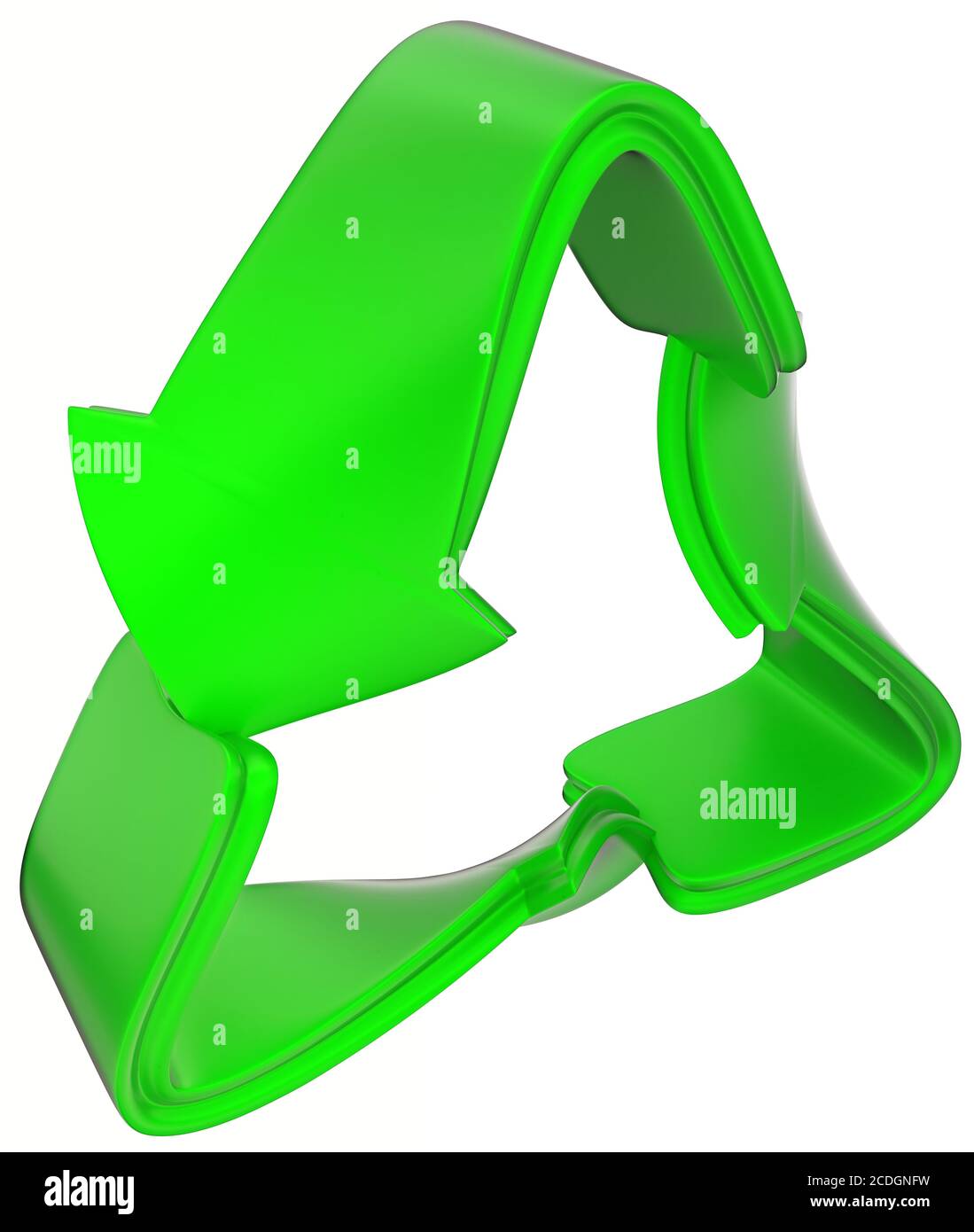 durabilité et écologie : symbole de recyclage vert Banque D'Images