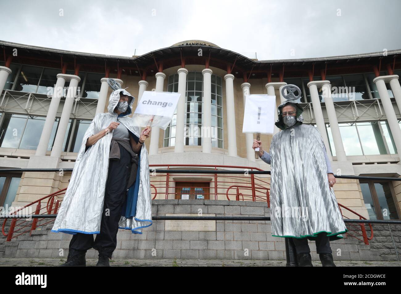 Bristol, Somerset, Royaume-Uni. 28 août 2020. Extinction rébellion Bristol se prépare pour une campagne de quatre jours en prévision de la Grande-Bretagne de deux semaines de rébellion; Credit: Natasha Quarmby/Alamy Live News Banque D'Images