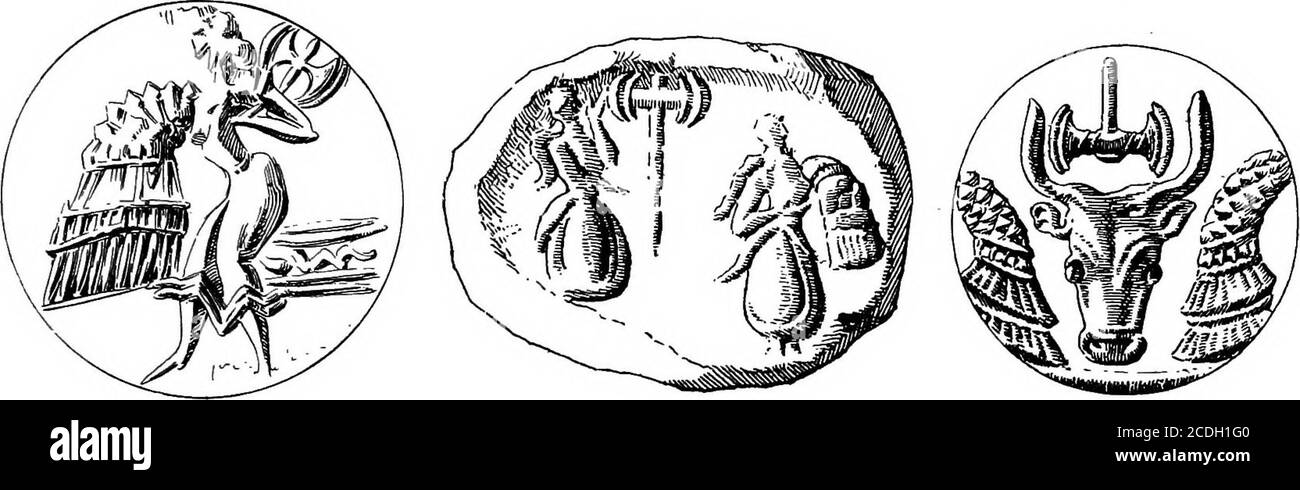 . Le palais de Minos : un compte rendu comparatif des étapes successives de la civilisation crétoise ancienne comme illustré par les découvertes de Knossos . perceptible dans la figure telle qu'elle apparaît sur ce joyau. Le groupe, au-dessus des flounces, qui borde la partie inférieure de la partie de la partie de Baggy ci-dessus, montre un travail de decorativechain souvent trouvé dans les bijoux Minoan. M. M. Ill: RÉGION DU PALAIS DE L'OUEST; DOUBLE AX CULT 435 Sacral Knot, peut-être la jupe d'une robe cérémonielle. Le fait qu'il soit intimement lié à l'adoration du Double axe peut être inféré de toutes ces représentations. Du dévouement des articles d'un Banque D'Images