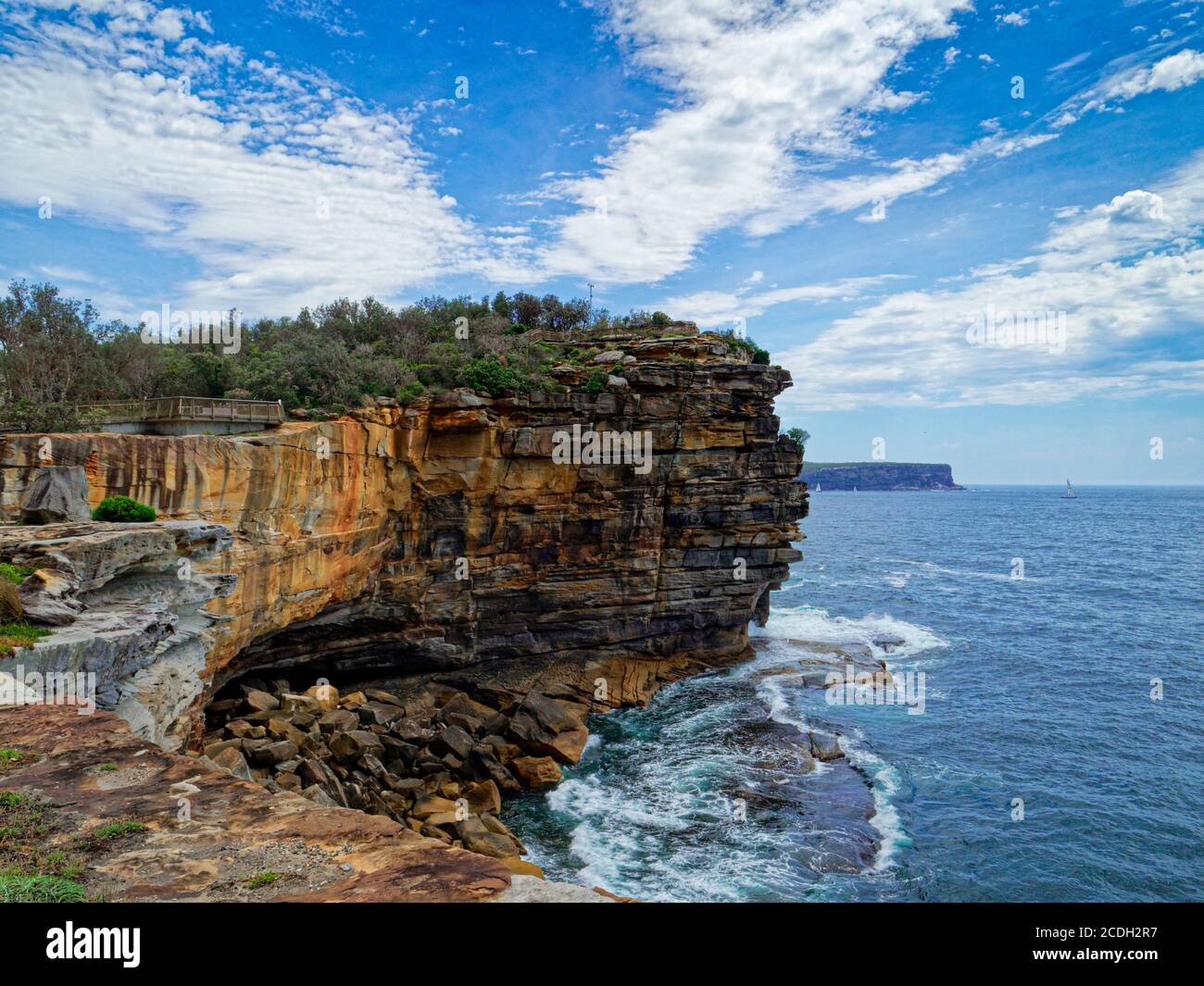 L'écart lookout, Watsons Bay, Sydney, New South Wales, Australia Banque D'Images