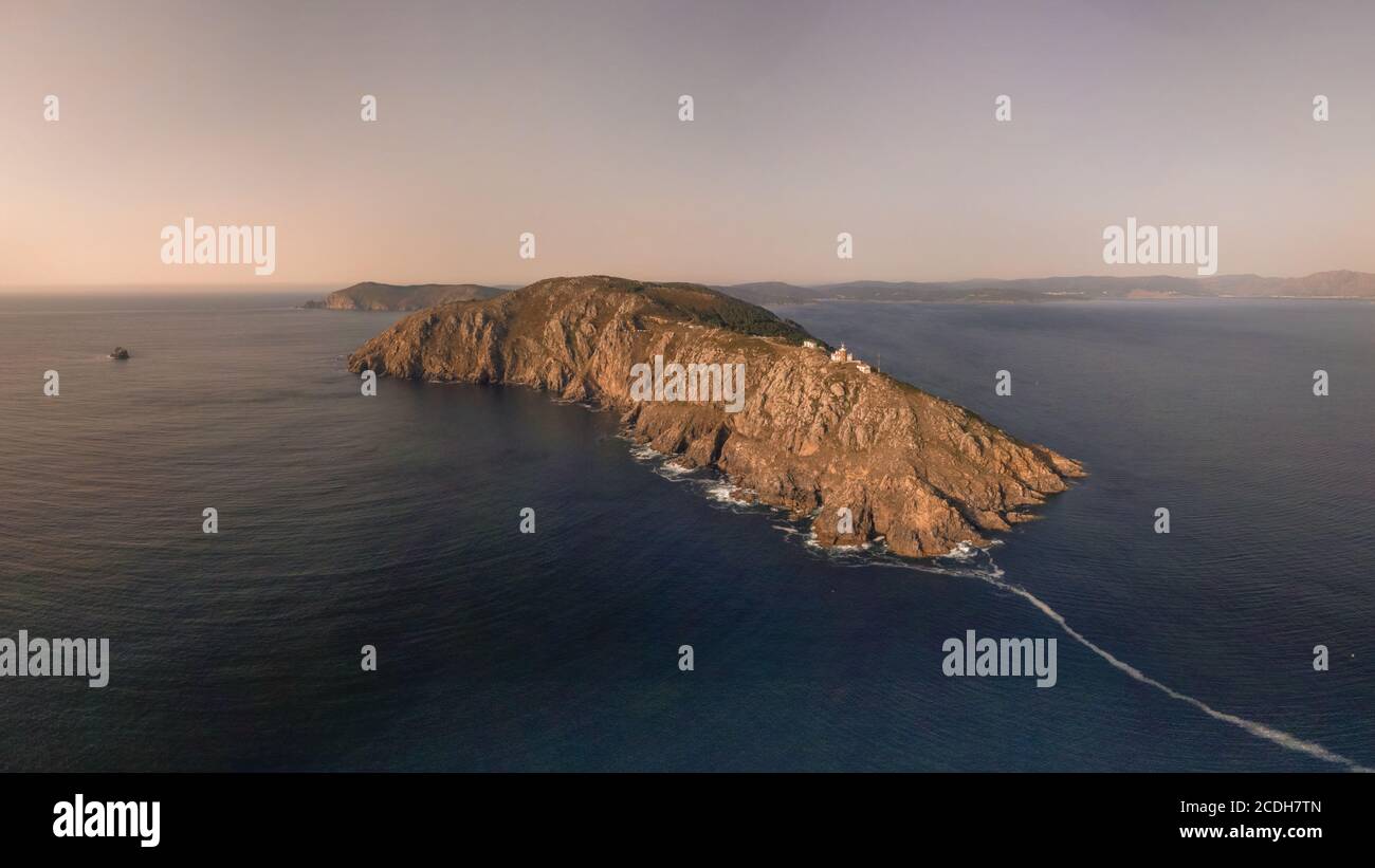 Cap de Finisterre - Cabo Finisterre, Galice, España Banque D'Images