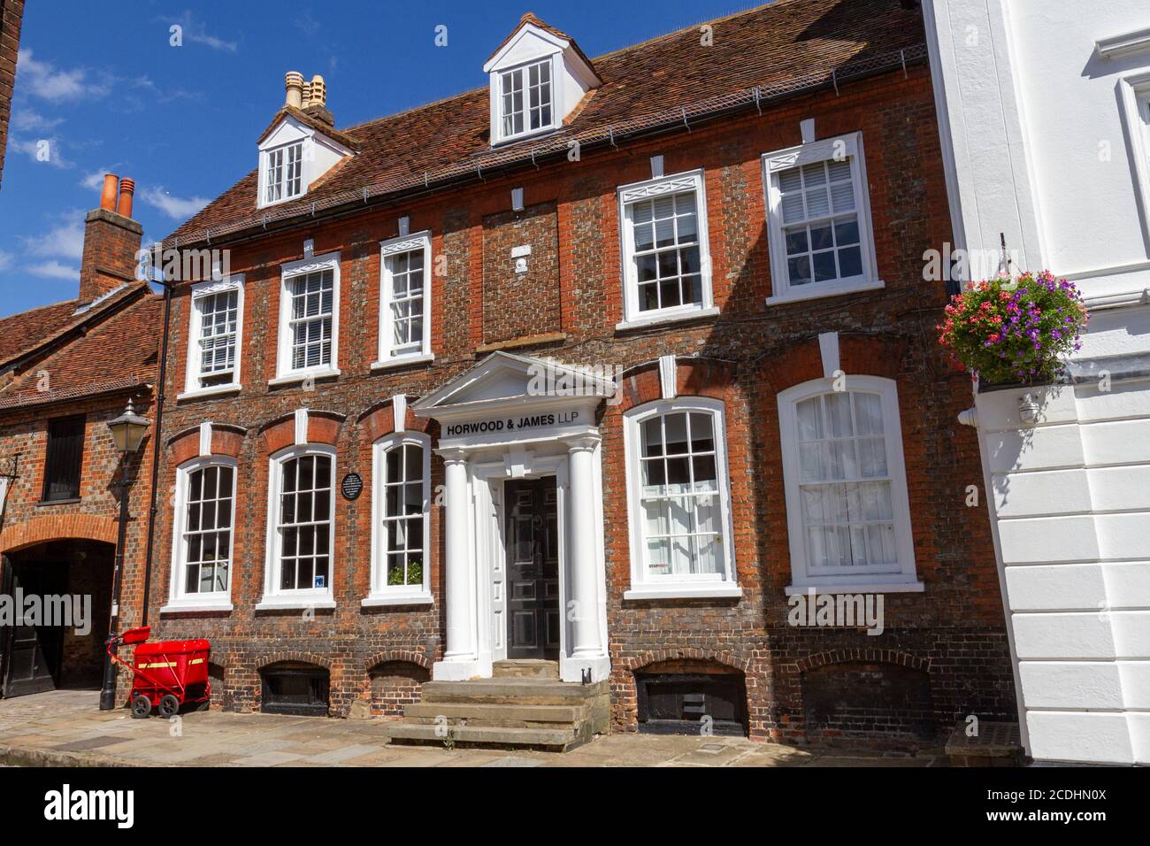 L'ancienne maison de Thomas Hickman à Aylesbury, Buckinghamshire, Royaume-Uni. Banque D'Images