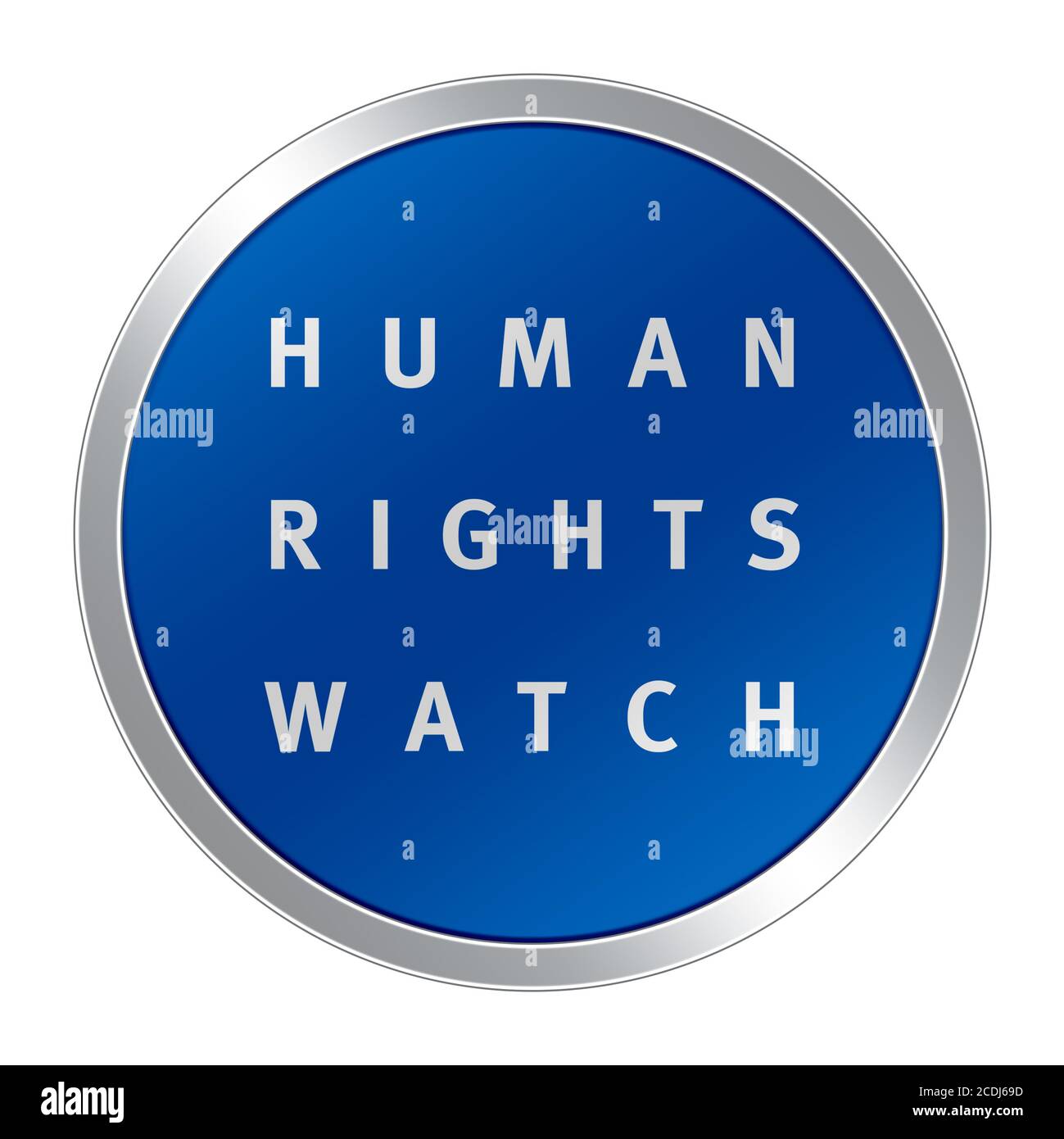 Human Rights Watch HRW Banque D'Images