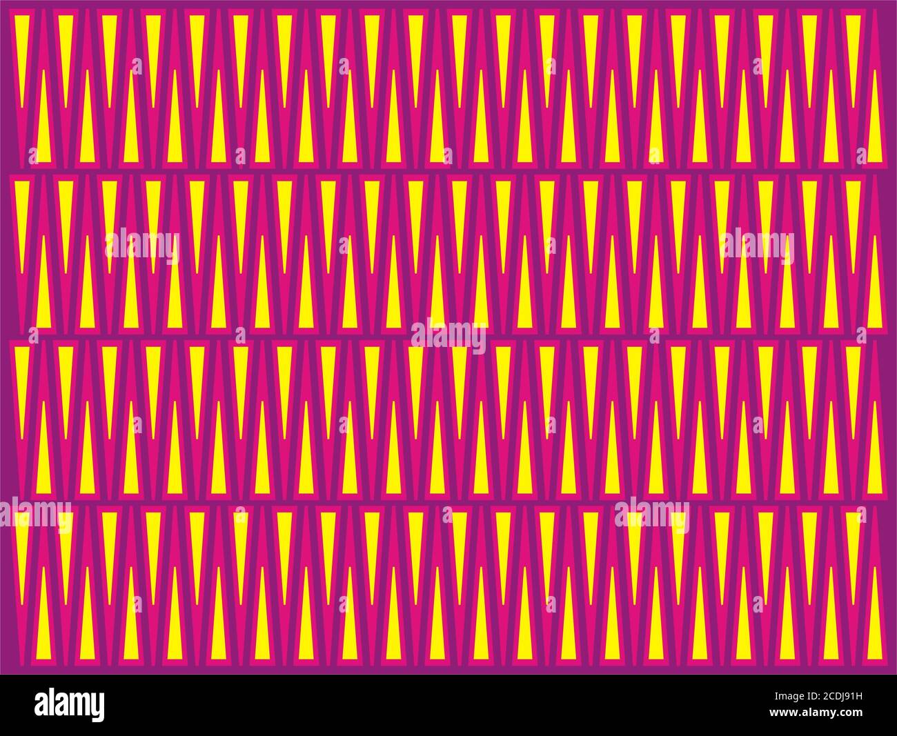 Magnifique objet disposition répétée de conception en deux couleurs magenta et jaune pour l'impression de papier, le design d'enfant, le design d'emballage, le design de cartes de jeu toile de fond Banque D'Images