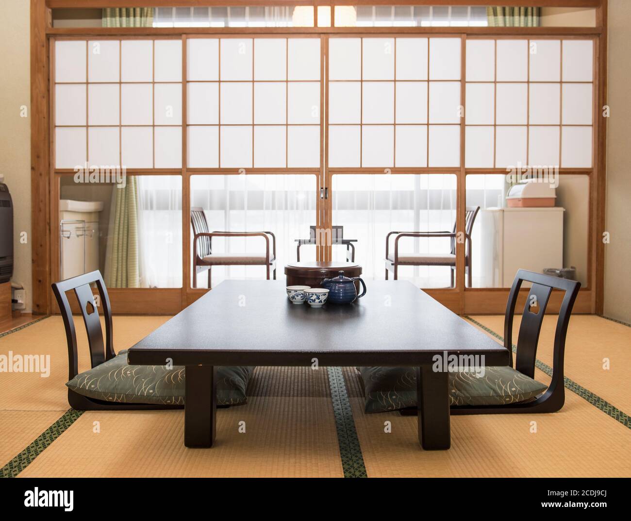 Appartement traditionnel japonais à Kyoto Banque D'Images