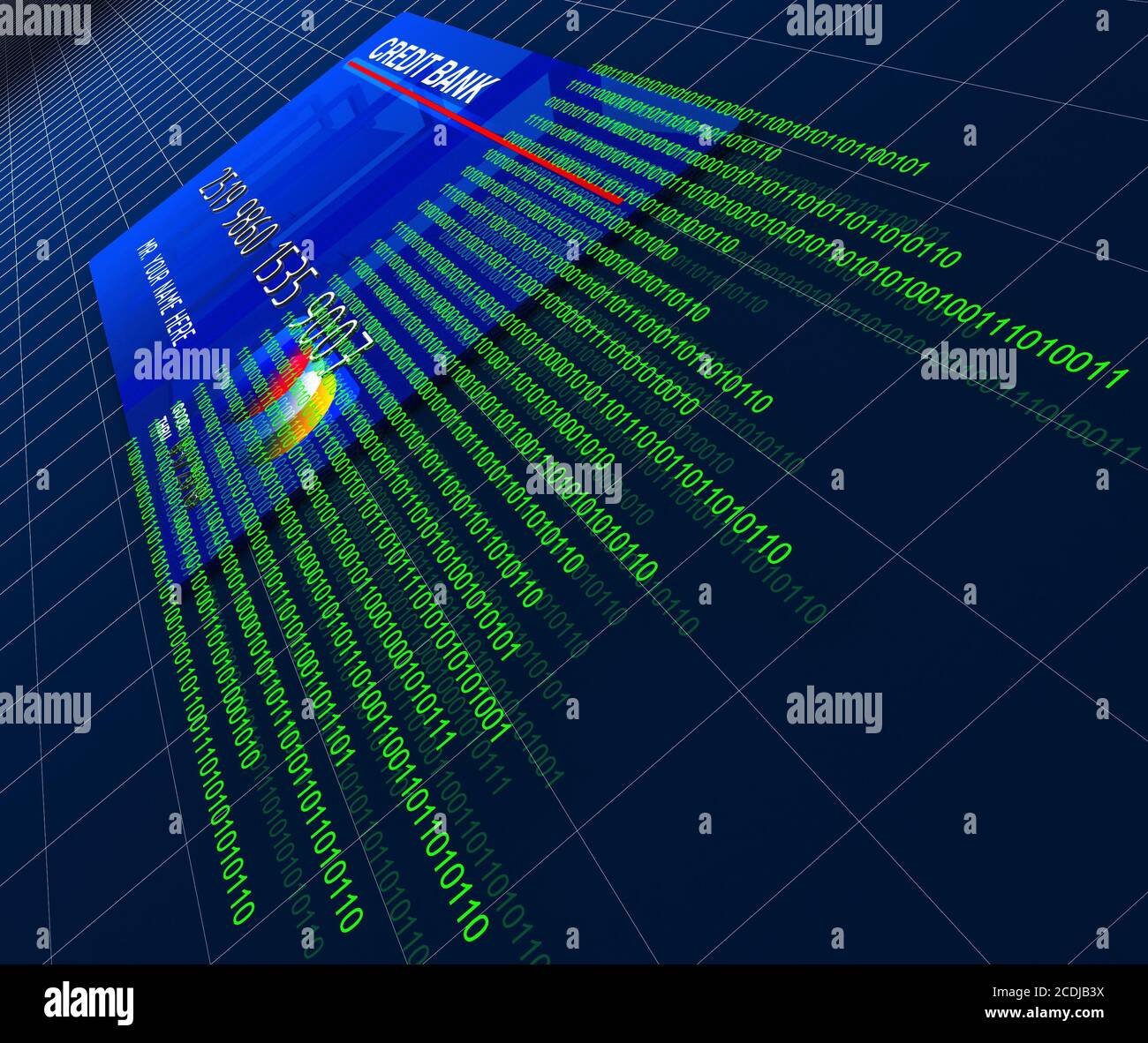 argent électronique Banque D'Images