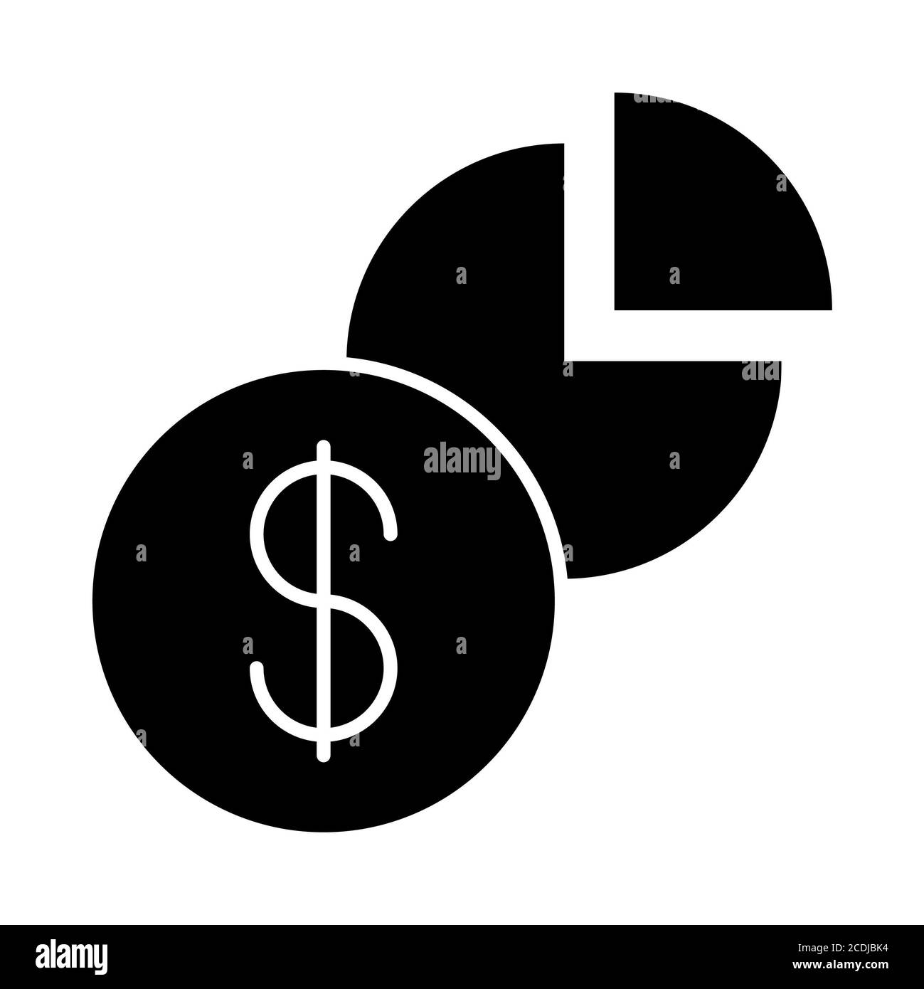 L'icône Glyph de la banque de valeur monétaire Banque D'Images
