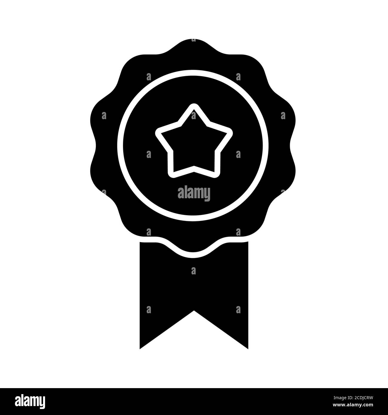 Icônes de glyphe d'achat de badge Banque D'Images