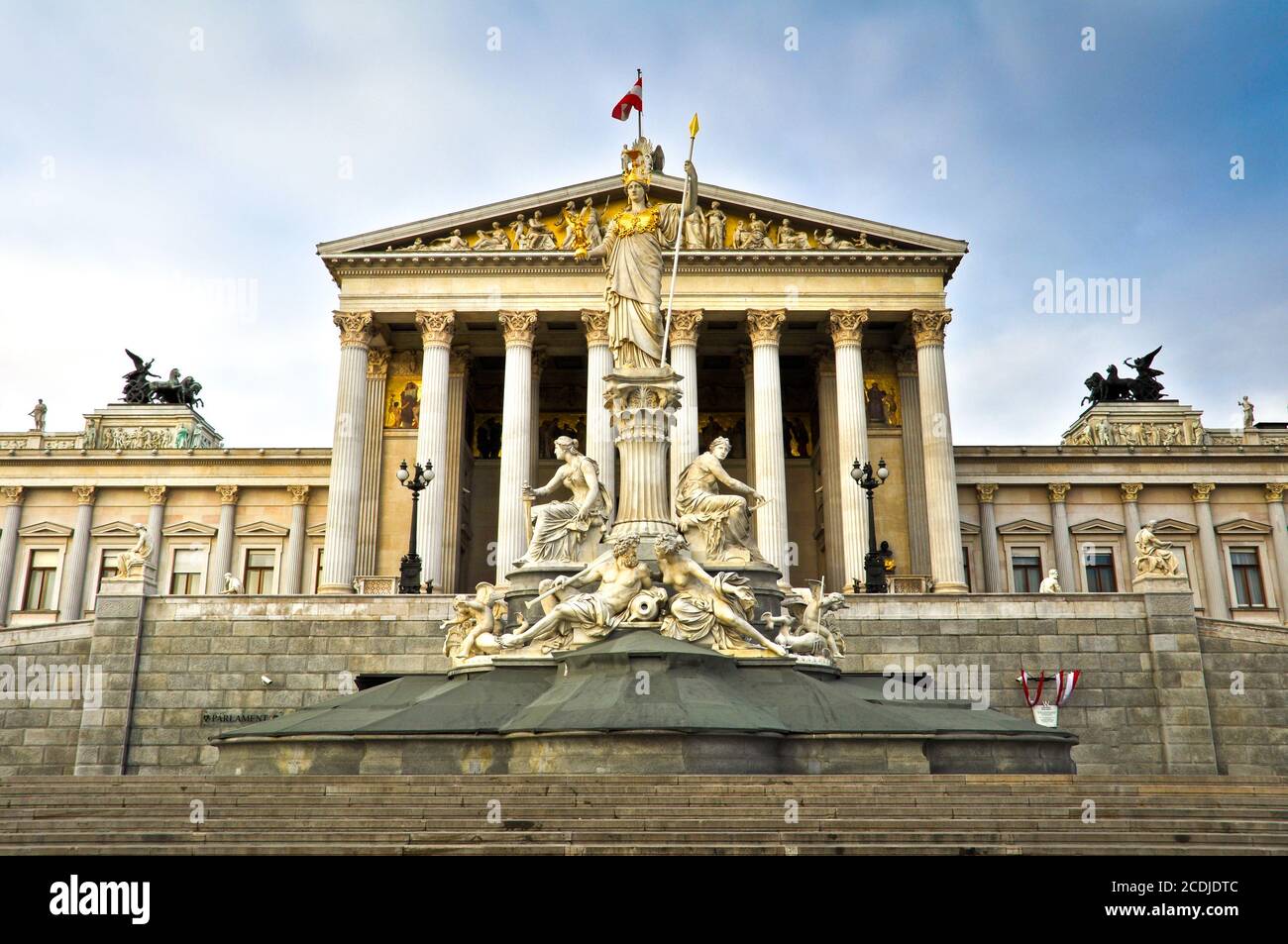 Parlement national autrichien à Vienne, Autriche Banque D'Images