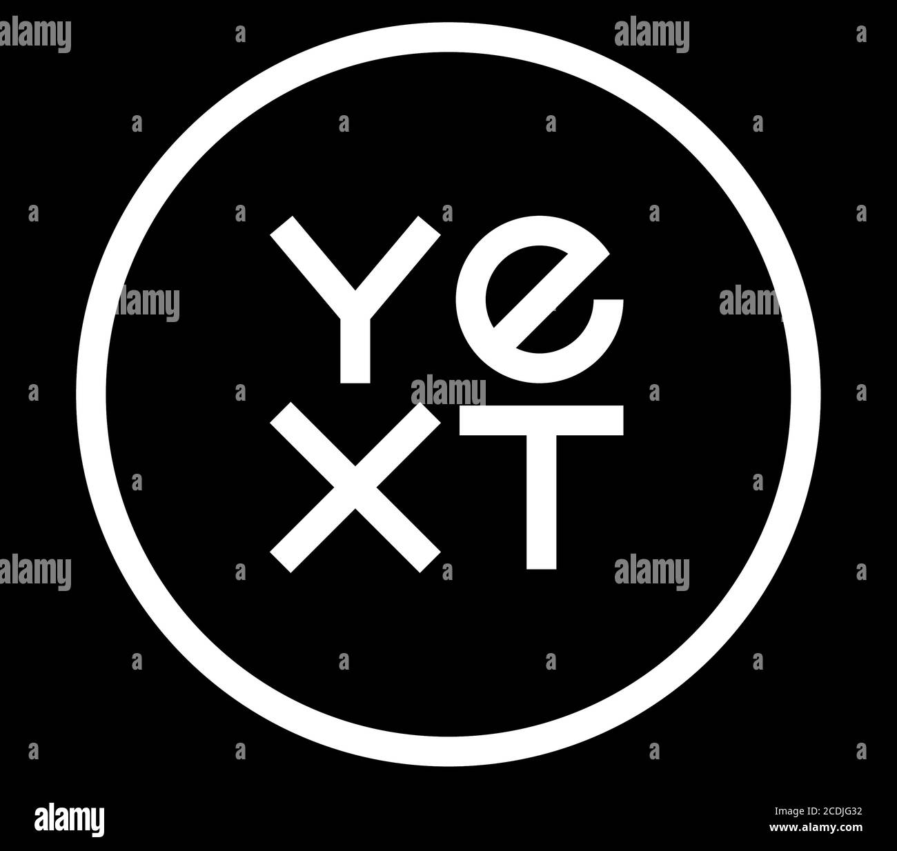 Logo YEXT Banque D'Images