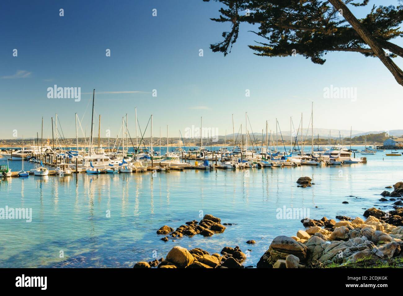 La baie de Monterey, Californie Banque D'Images