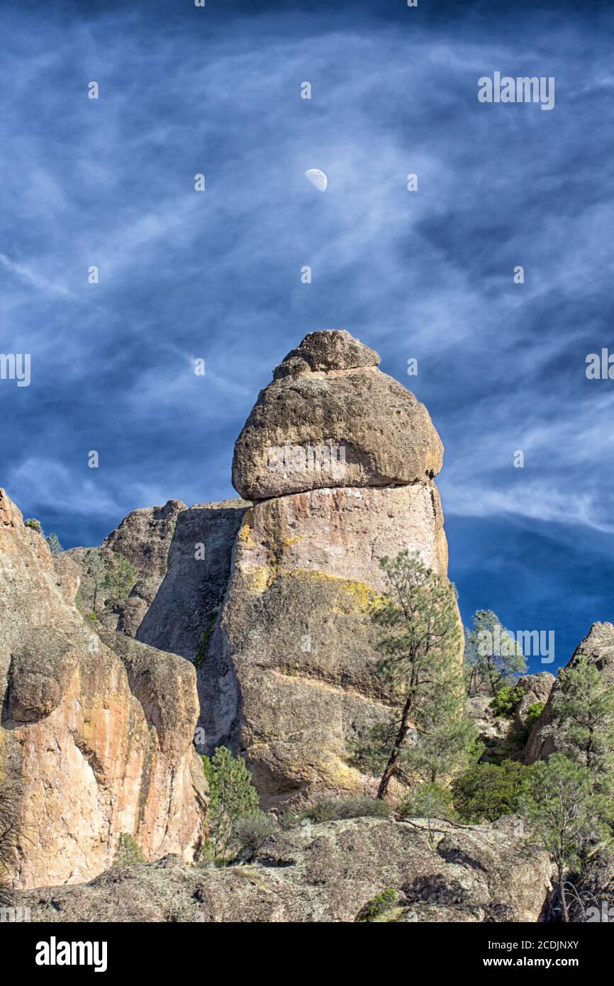 Pinnacles National Monument en Californie, États-Unis Banque D'Images