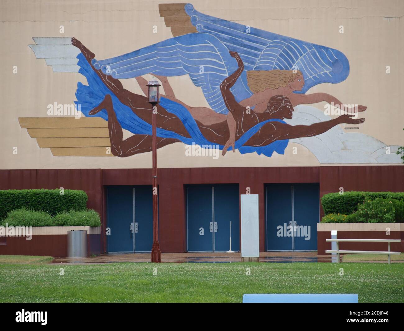 Parc d'expositions Art déco Banque D'Images