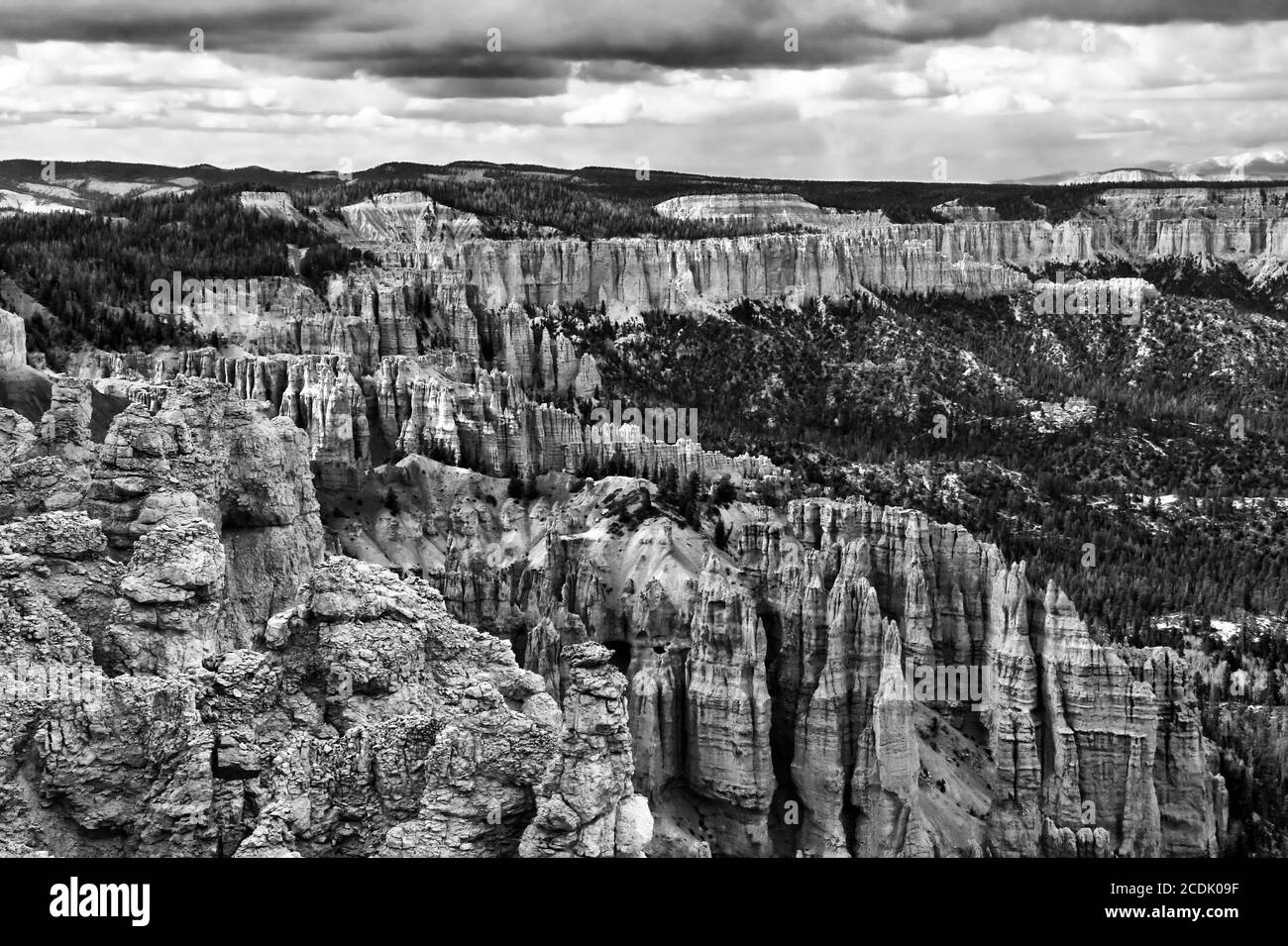 Pistes de Bryce Canyon. Utah. ÉTATS-UNIS Banque D'Images