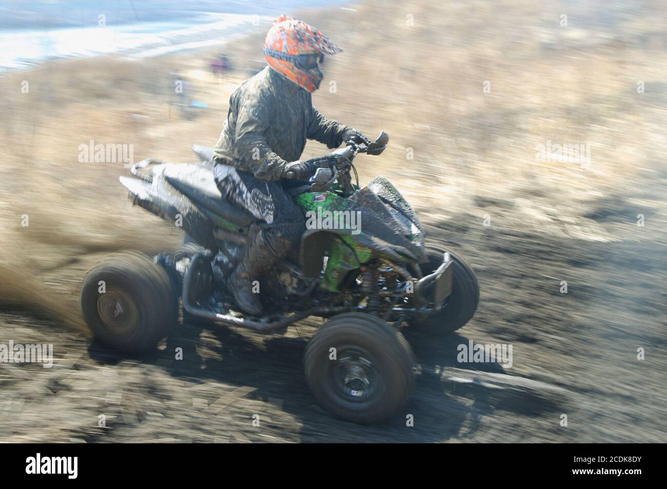 course de vtt Banque D'Images