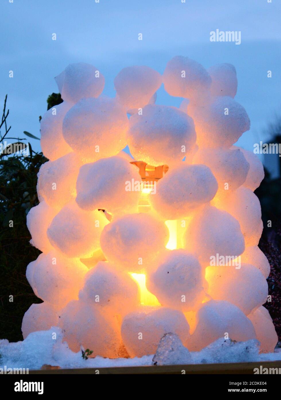 lumière grave inhabituelle Banque D'Images