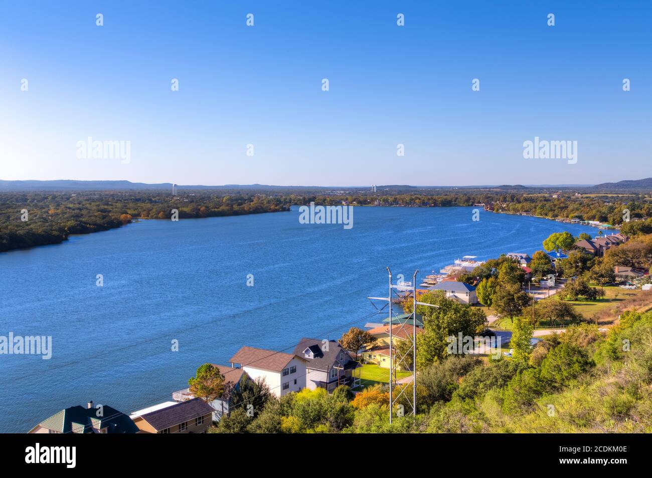 Lac Lyndon B. Johnson Banque D'Images