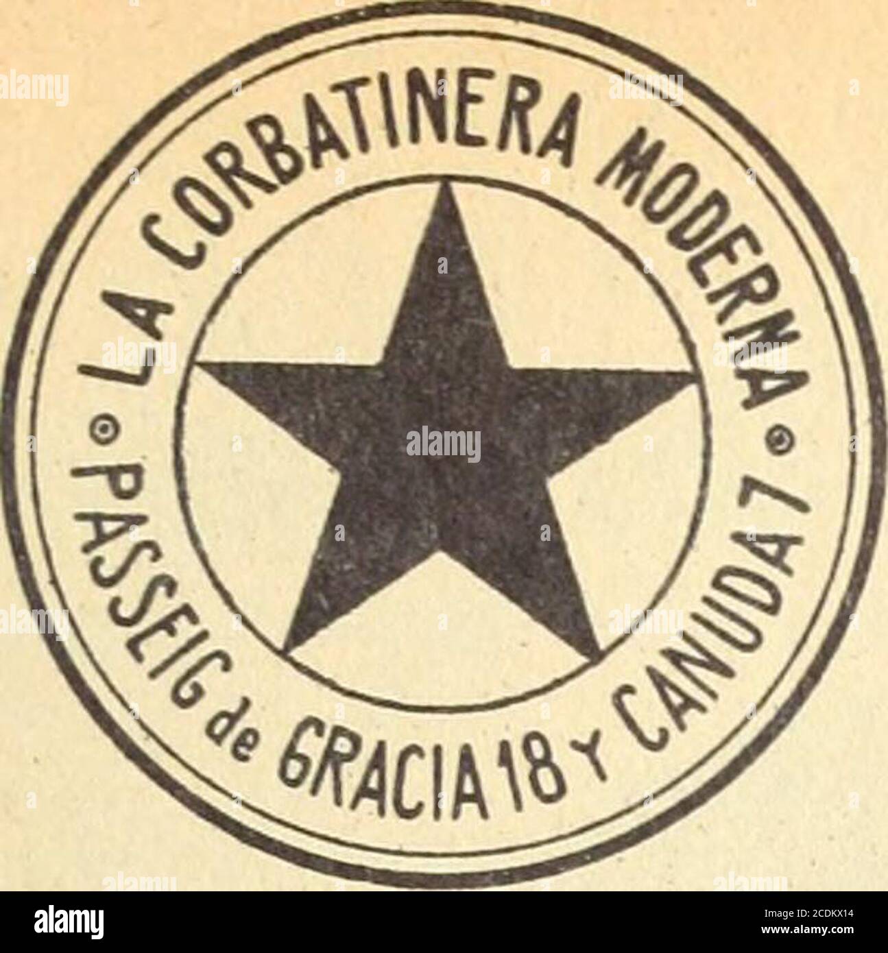 . Papitu . ÚNICA CASA OUE DONA COLLS y PUNYS PER TOTA LA VIDA (*) per 6, 9, 12 y 15 pessetes els mis superitors PreuB incompatibles en la Corbatería, CA-miseria y Grenres de punt comprant per valor de 25 pte. una cigarrera. » » .&gt; 50 » » cartera de pell. 100 « un rellotje extra plà. &gt; » » (*) Seaten per tota la Tida que ta casa, sol3 pageant el planxar, 11 donarà colls y punys per tota la vida, sens tiaberne de comprar mai mis. PELLET8 DEL Dr. MACKENZY Curan el pitjor refredrat en 24 hores.12 anys de venda sempre creixent de-mostren la sevia eficàcia. Curan totesles inflammations de les mu Banque D'Images