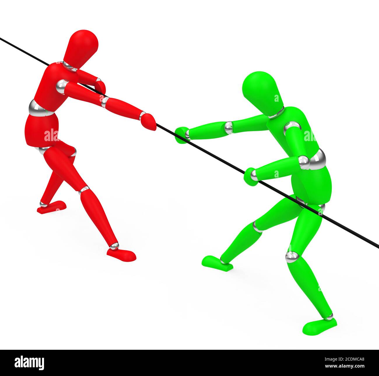 La guerre des remorqueurs Banque D'Images