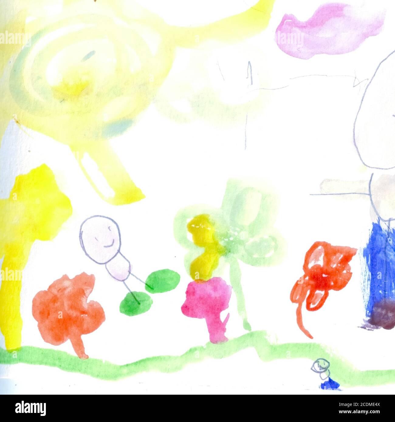 Dessin d’enfant Banque D'Images