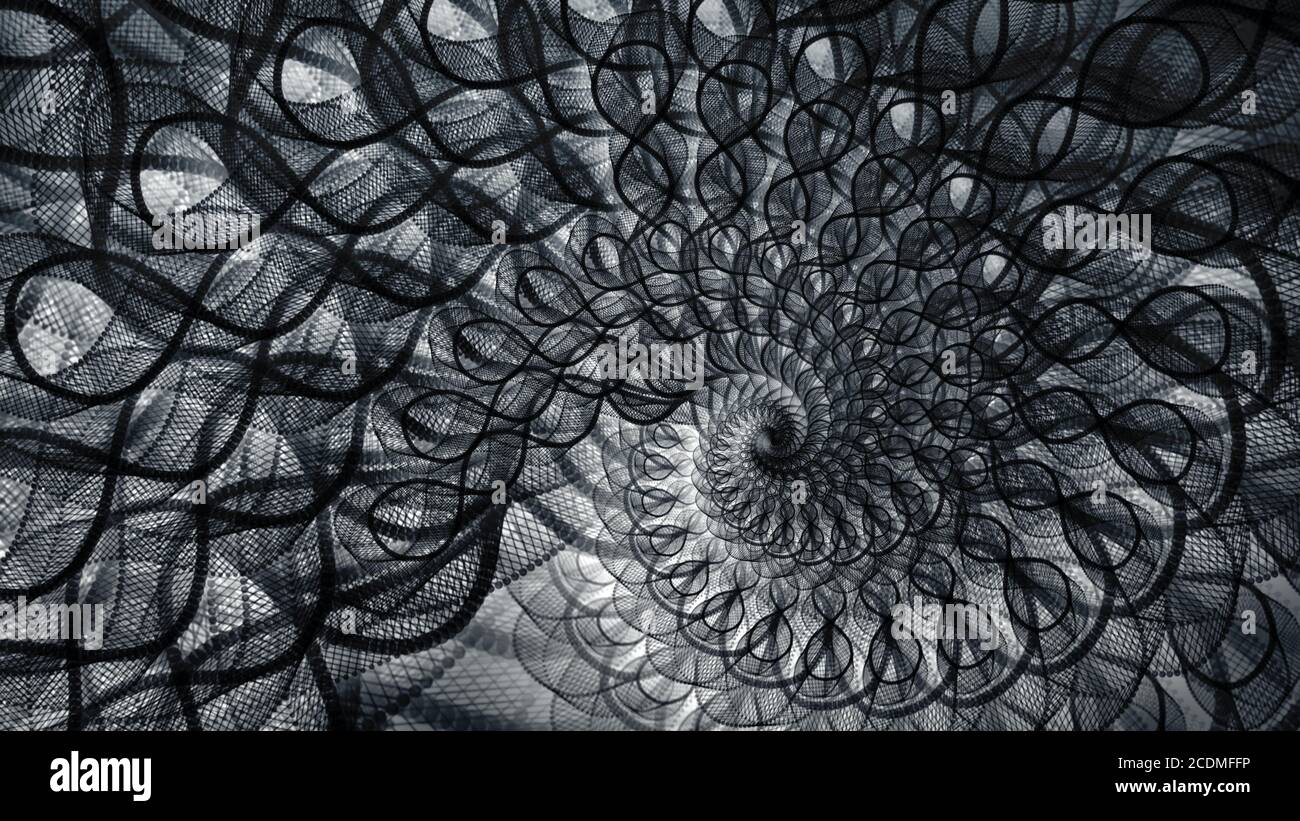 Abstraction, textures et détails Golden Spiral Banque D'Images