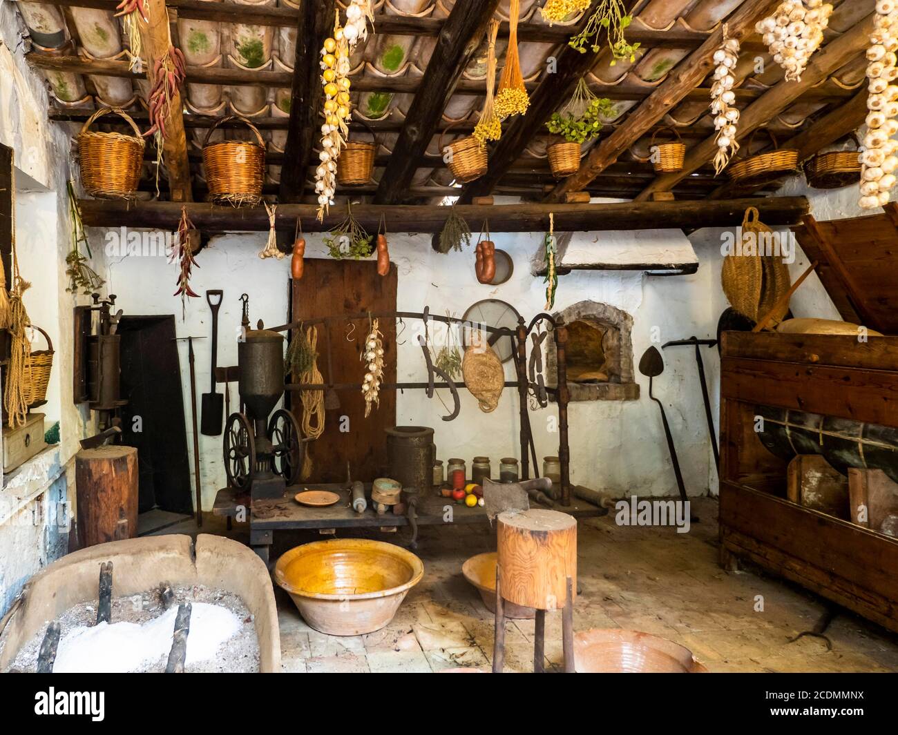 Atelier, domaine, musée en plein air, la Granja, Esporles, Majorque, Iles Baléares, Espagne Banque D'Images