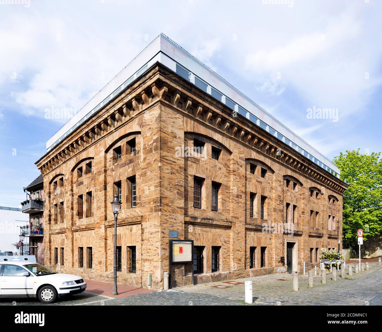 Ancienne boulangerie militaire, aujourd'hui Martinihaus, salle communautaire de l'église Martini, Minden, Westphalie orientale, Rhénanie-du-Nord-Westphalie, Allemagne Banque D'Images
