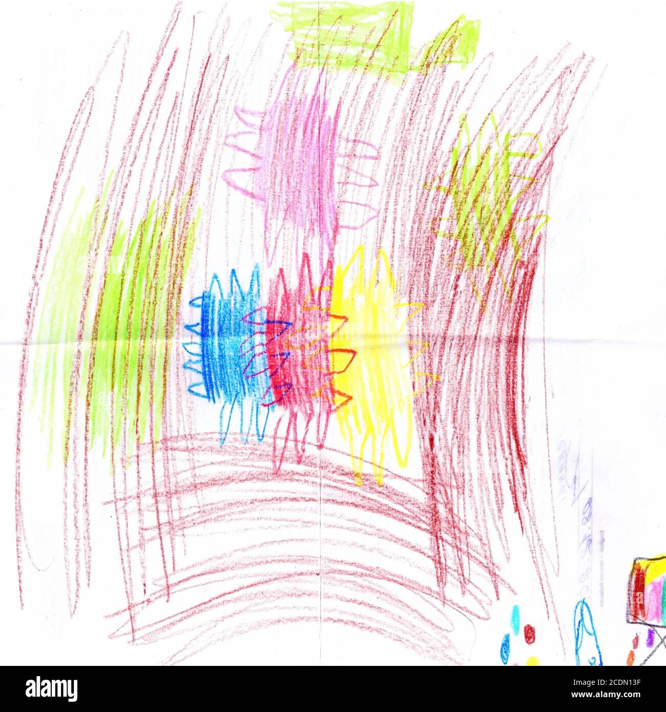 Dessin d'enfants Banque D'Images