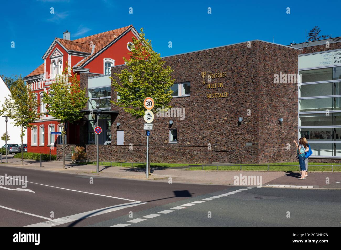D-Dorsten, Lippe, région de la Ruhr, Parc naturel de l'Hohe Mark Westmuensterland, Muensterland, Westphalie, Rhénanie-du-Nord-Westphalie, NRW, Musée juif de Westphalie Banque D'Images
