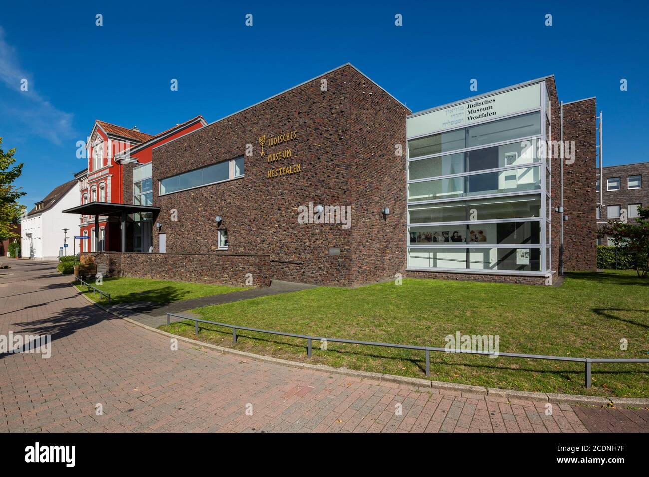 D-Dorsten, Lippe, région de la Ruhr, Parc naturel de l'Hohe Mark Westmuensterland, Muensterland, Westphalie, Rhénanie-du-Nord-Westphalie, NRW, Musée juif de Westphalie Banque D'Images