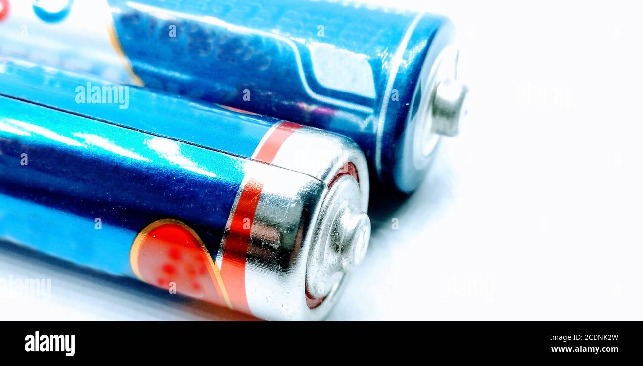 Une photo de la batterie électrique Banque D'Images