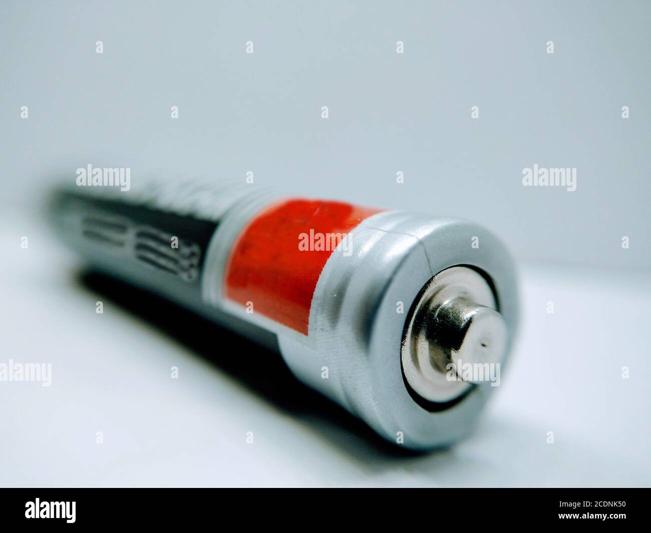 Une photo de la batterie électrique Banque D'Images