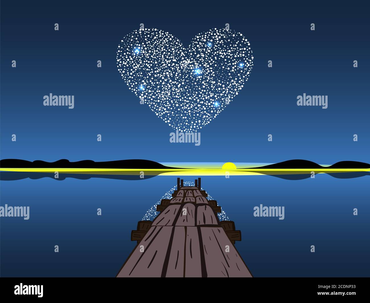 Coeur de nuit Banque de photographies et d’images à haute résolution