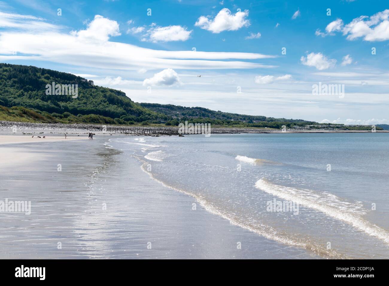 Abergele Pensan plage sur la côte nord du pays de Galles photo prise Pendant le verrouillage Covid 19 Banque D'Images