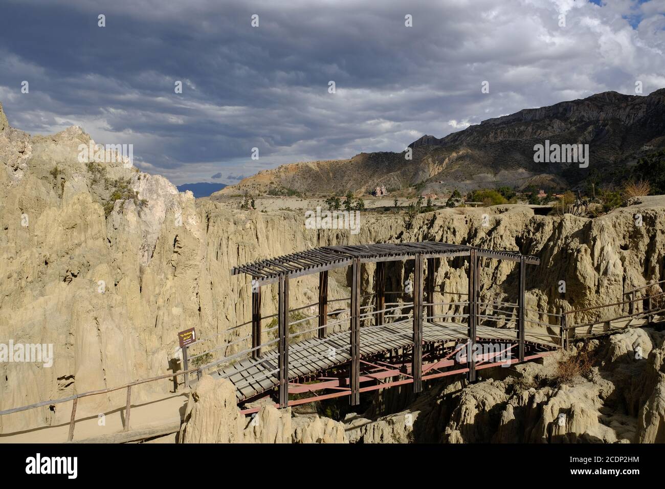 Bolivie la Paz Valle de la Luna - Vallée de le paysage lunaire Banque D'Images