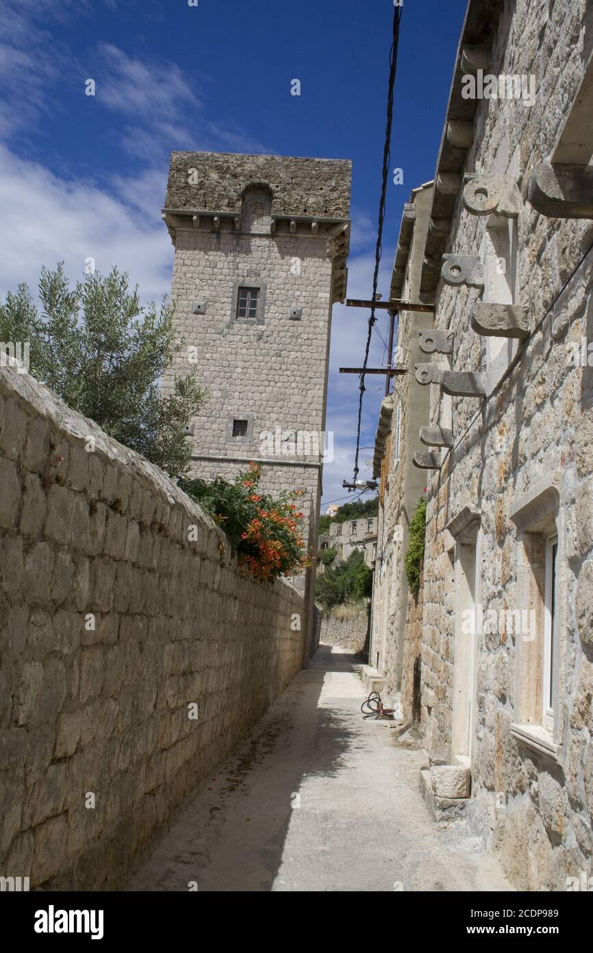 Île Sipan, Croatie Banque D'Images