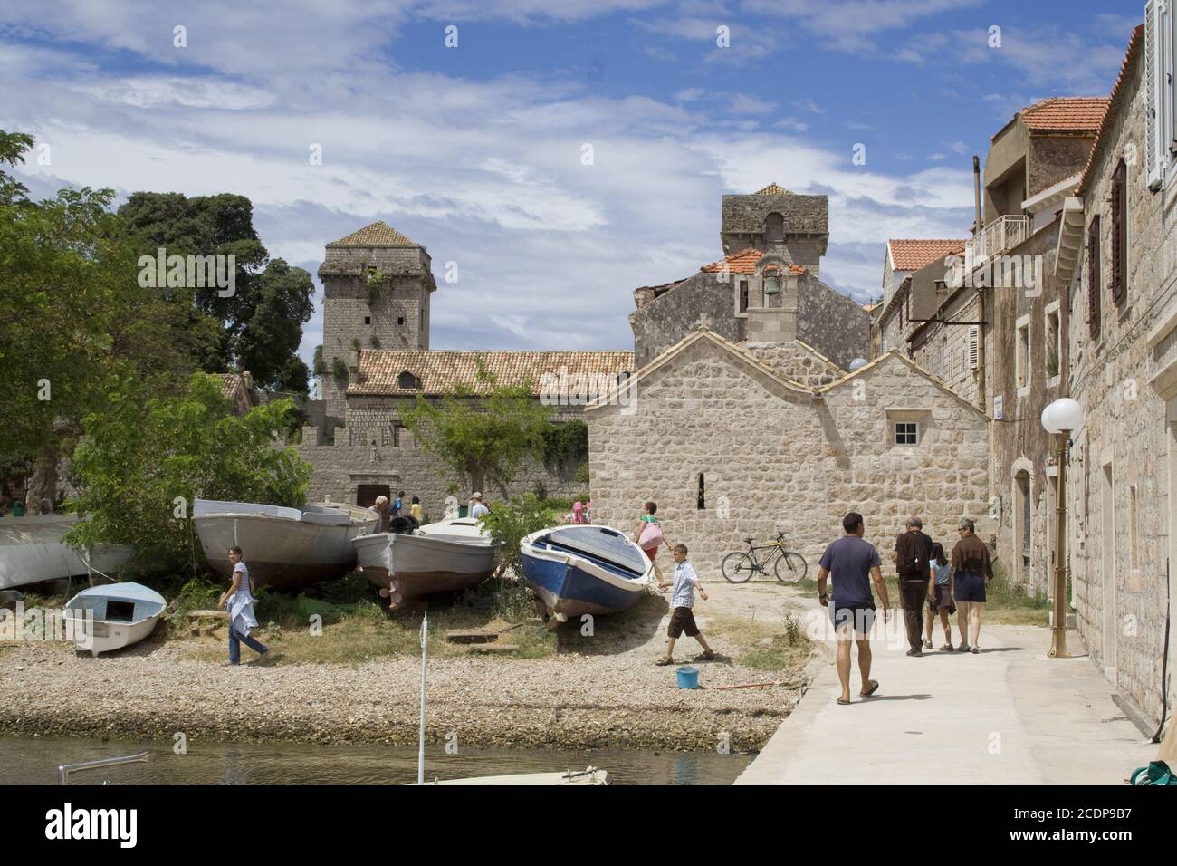 Île Sipan, Croatie Banque D'Images
