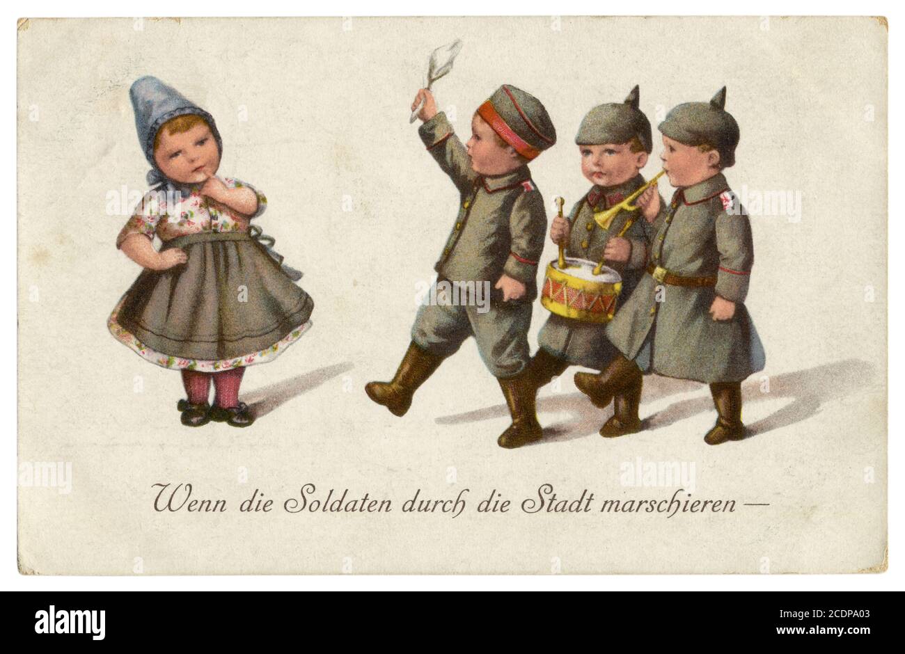 Carte Postale De Propagande De La Premiere Guerre Mondiale Banque D Image Et Photos Alamy