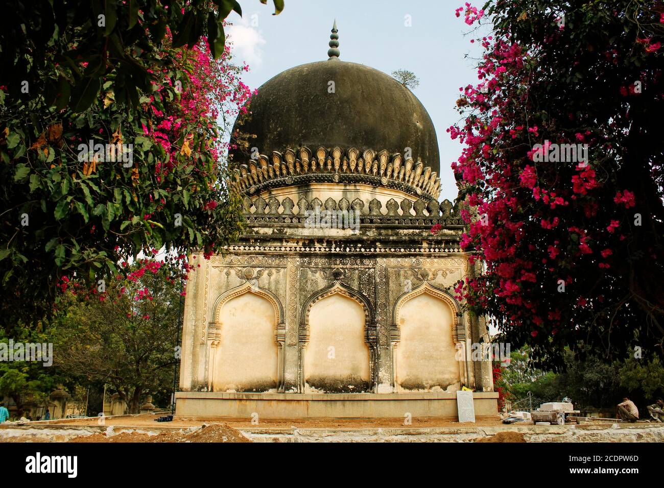 Tombeaux historiques de Qutub Shahi Banque D'Images