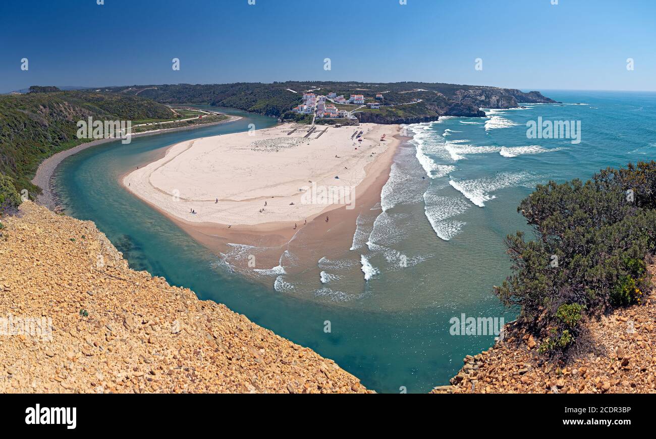 Odeceixe est un village de la partie nord de la municipalité de Aljezur dans l'Algarve Banque D'Images
