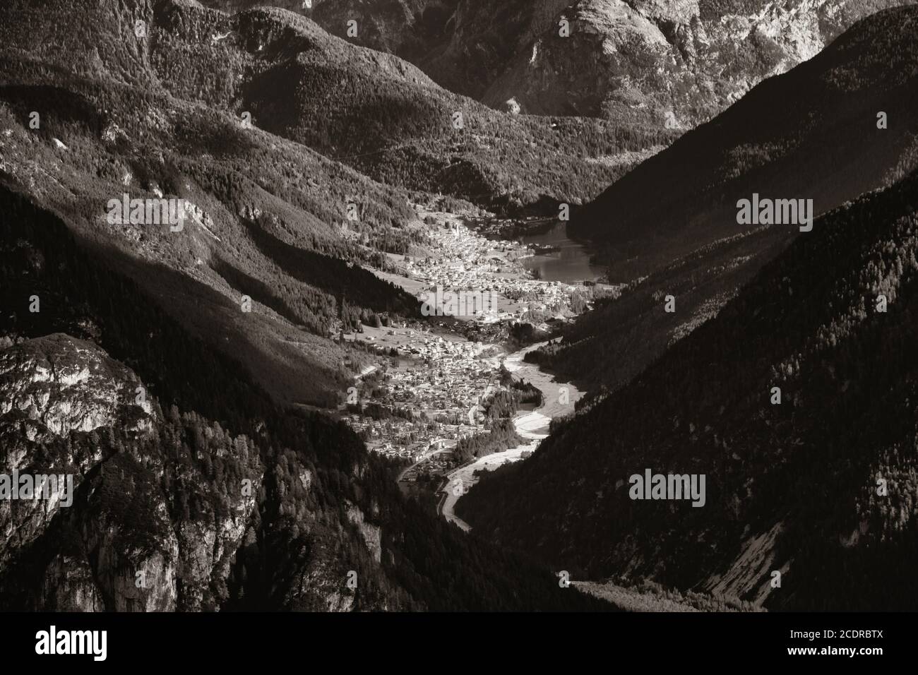 Paysage naturel des Dolomites en Italie du Nord Banque D'Images
