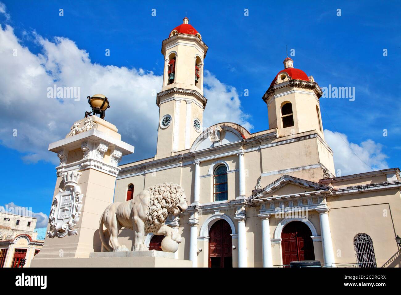 Cienfuegos, Cuba: Cathédrale notre-Dame de l'Immaculée conception Banque D'Images