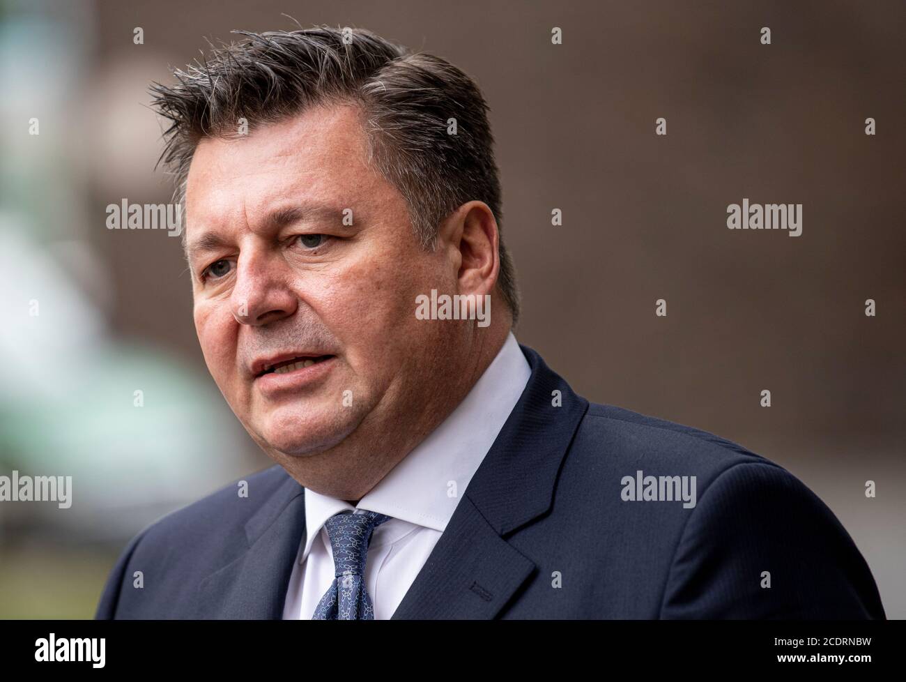 Berlin, Allemagne. 29 août 2020. Andreas Geisel (SPD), sénateur de l ...