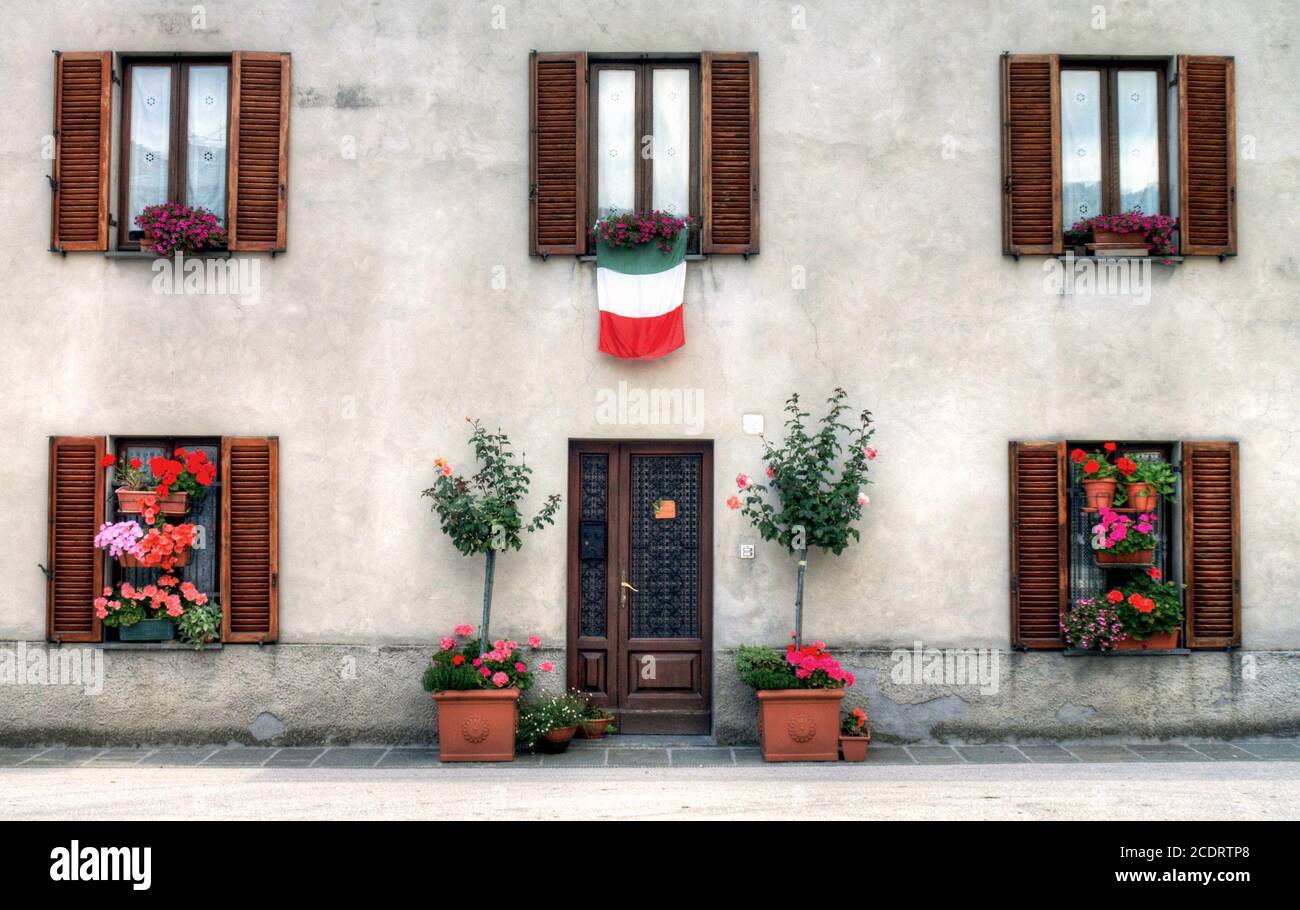 L'été en Toscane, Italie Banque D'Images